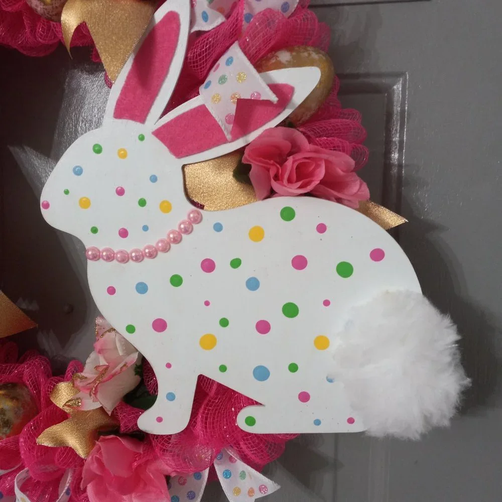 Easter or Spring Wreath - Picture 3 of 4